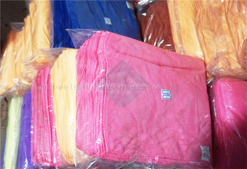 China bulk white Colorful microfiber cloth Manufacturer